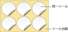1シートに複数枚 配置例